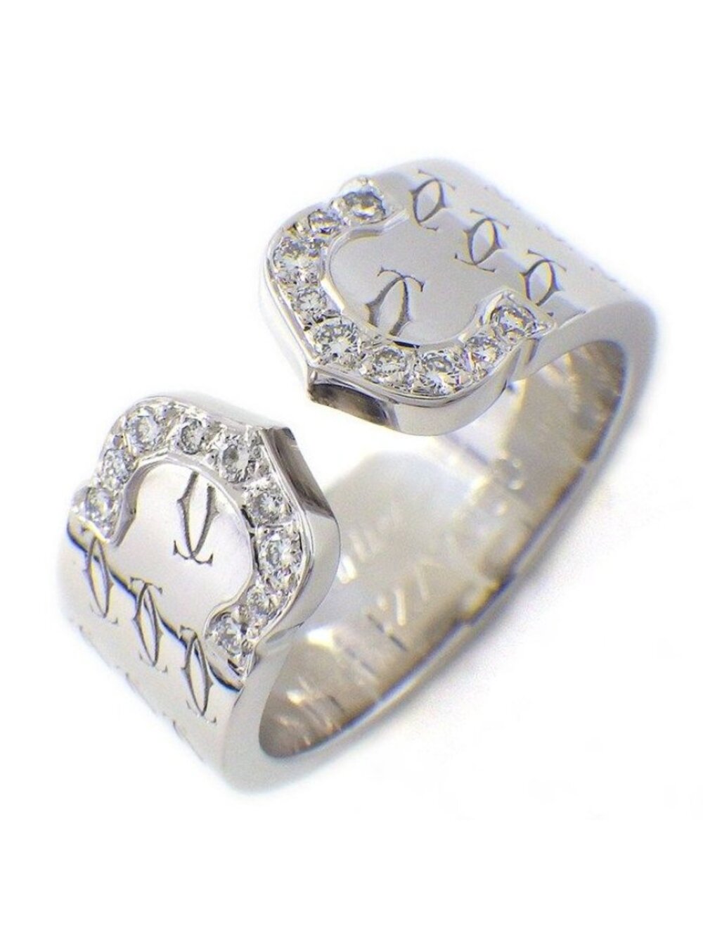 Cartier Ring C2 2C Happy Birthday Holiday Season Limited Model Diamond 18k